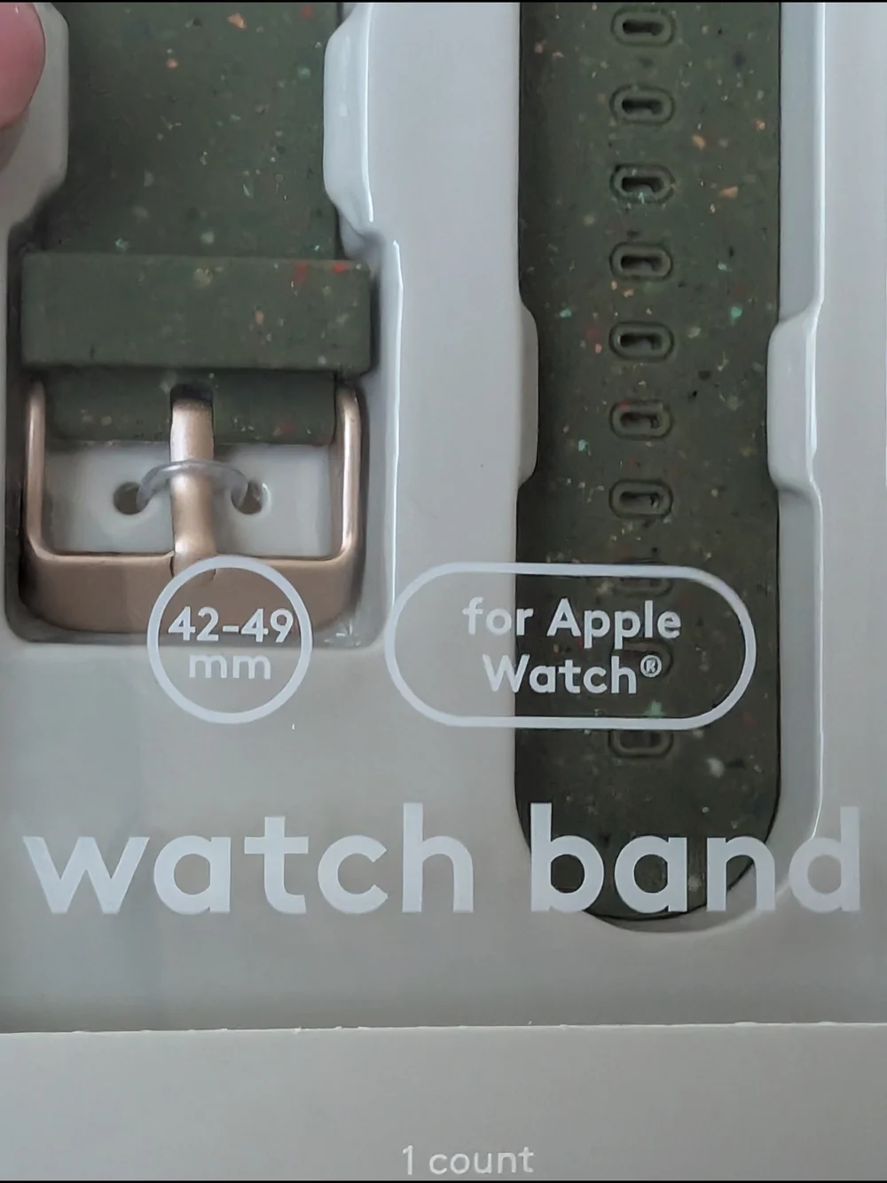 Apple Dark Green Silicone Watch Band by heyday